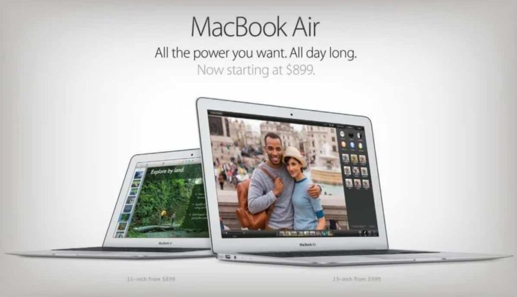 Apple消除了11英寸MacBook Air備用零件,並且在使用後不會修理